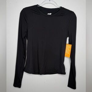 Avia Black Long-Sleeve Performance Top NWT